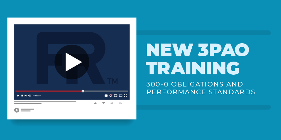 New 3PAO Training - Obligations and Performance Standards
